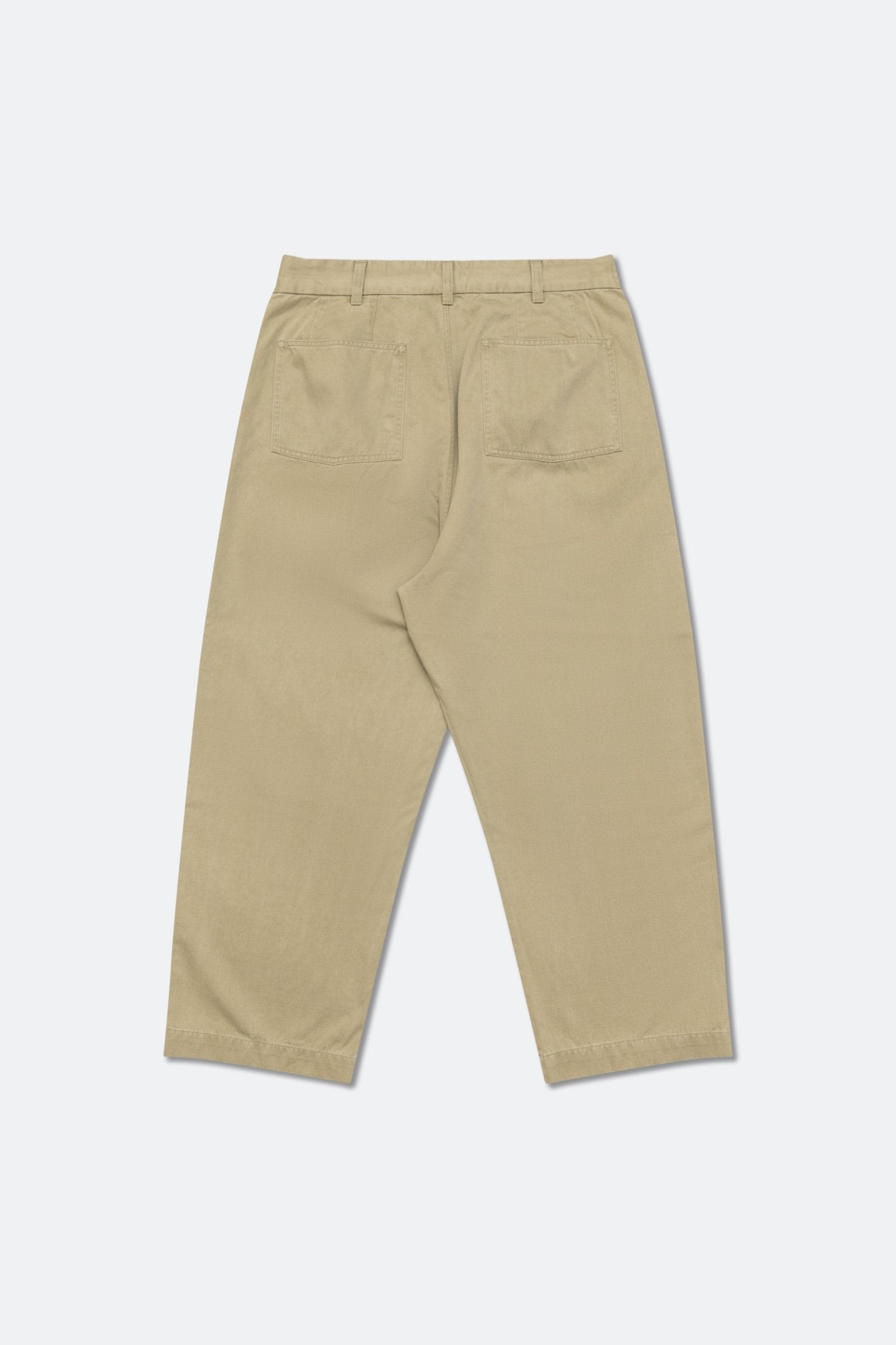 GROCERY WASHED WIDE CHINO PANTS/ BEIGE - GROGROCERY