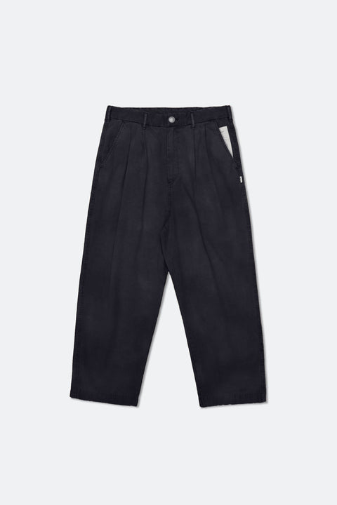 GROCERY WASHED WIDE CHINO PANTS/ CHARCOAL - GROGROCERY