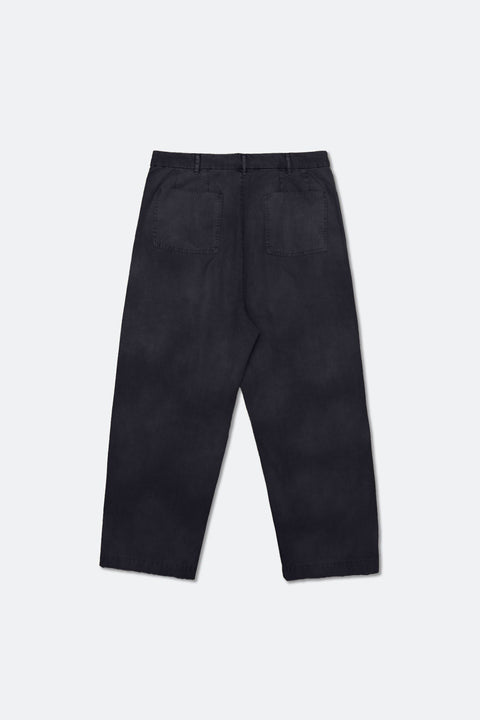 GROCERY WASHED WIDE CHINO PANTS/ CHARCOAL - GROGROCERY