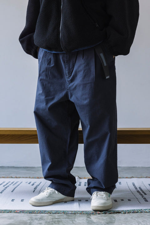 GROCERY WASHED WIDE CHINO PANTS/ CHARCOAL - GROGROCERY