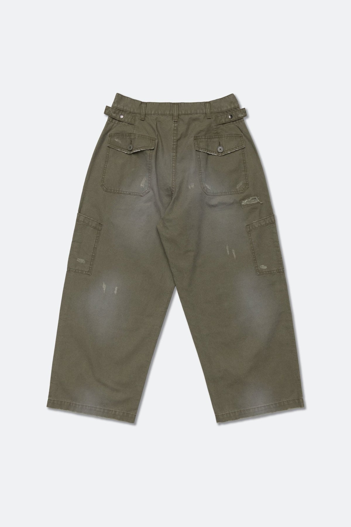 GROCERY WASHED WIDE CHINO PANTS/ OLIVE - GROGROCERY