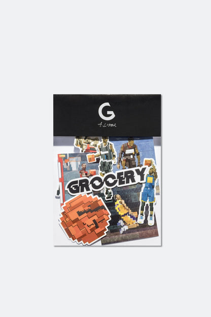 GROCERY X ADAM LISTER "CASETiFY" STICKER PACK - GROGROCERY