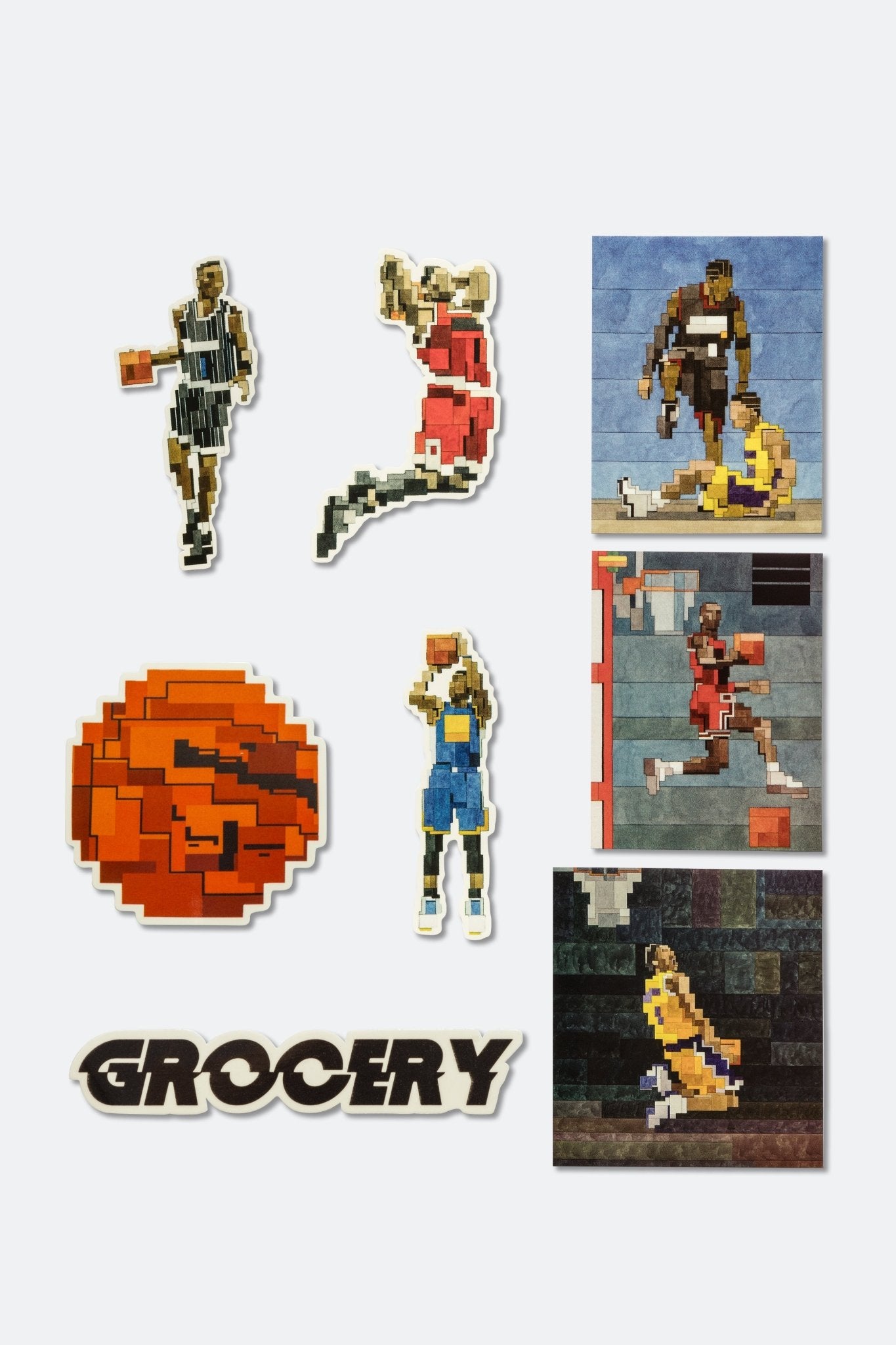 GROCERY X ADAM LISTER "CASETiFY" STICKER PACK - GROGROCERY