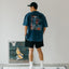 GROCERY X ADAM LISTER X CASETiFY SNOW WASHED REVERSE DUNK TEE/ WASHED NAVY - GROGROCERY