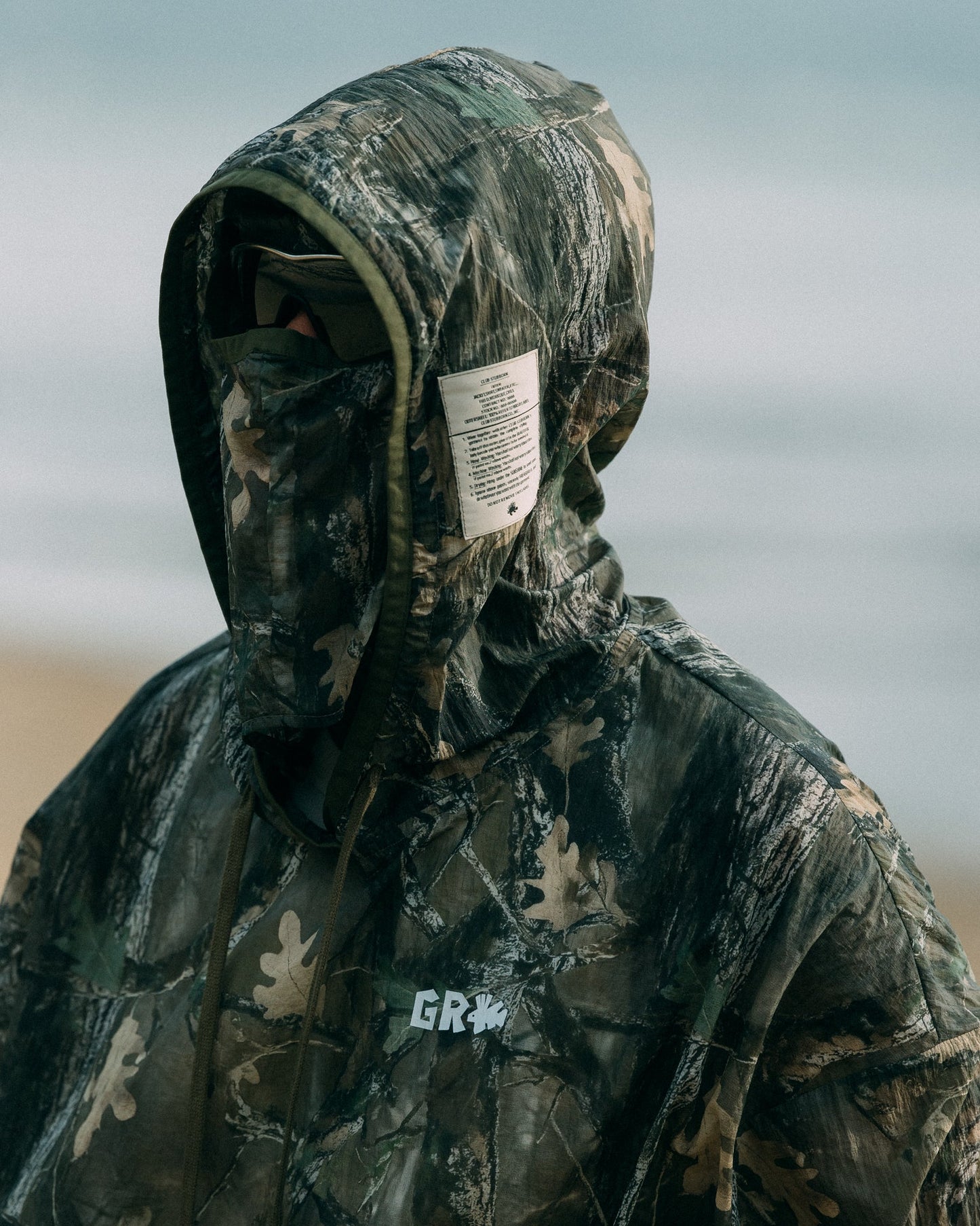 GROCERY x CLUB STUBBORN THE DEFENDER HOODIE/ WOOD CAMO - GROGROCERY