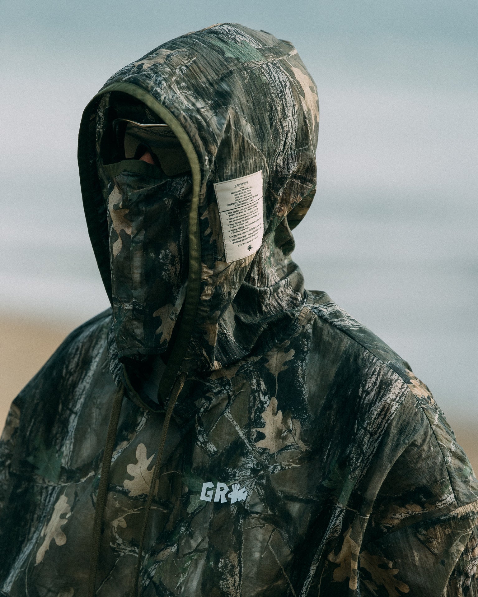 GROCERY x CLUB STUBBORN THE DEFENDER HOODIE/ WOOD CAMO - GROGROCERY