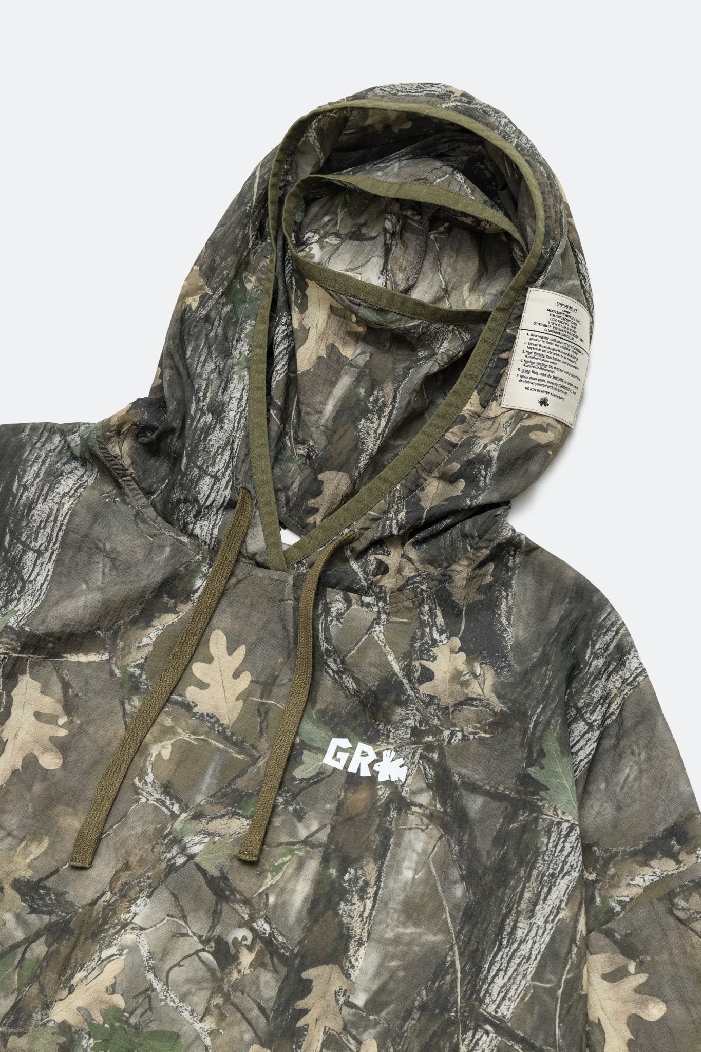 GROCERY x CLUB STUBBORN THE DEFENDER HOODIE/ WOOD CAMO - GROGROCERY