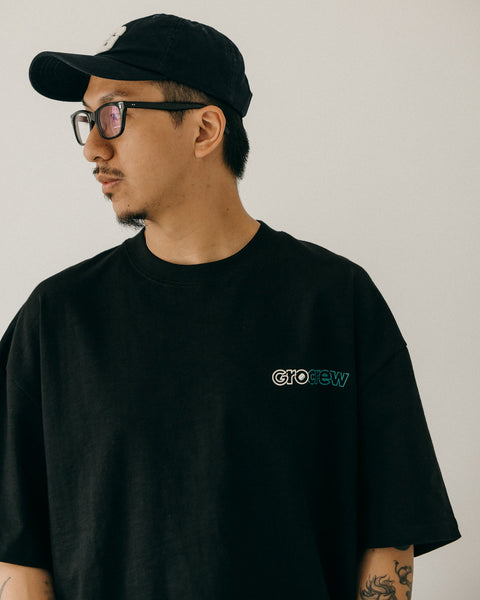 GROCERY X CREW GROCREW GRAPHIC TEE/ BLACK - GROGROCERY