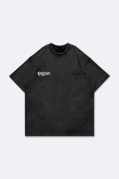 GROCERY x DIONYSUS & LOONG WASHED GRAPHIC BOXY TEE/ BLACK - GROGROCERY