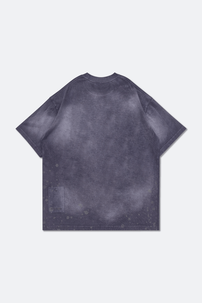 GROCERY X FOOTLOOSE TYCOON BORN & RAISED WASHED INVOICE TEE/ FADED PURPLE - GROGROCERY