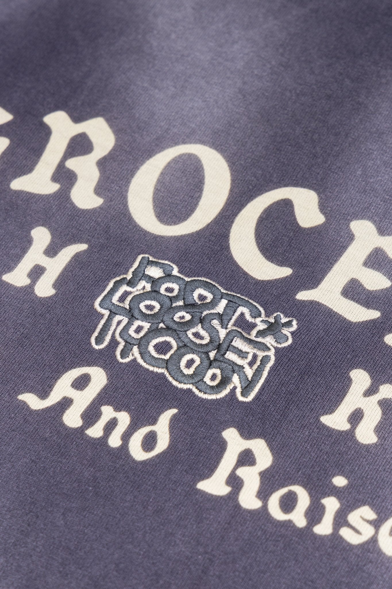 GROCERY X FOOTLOOSE TYCOON BORN & RAISED WASHED INVOICE TEE/ FADED PURPLE - GROGROCERY