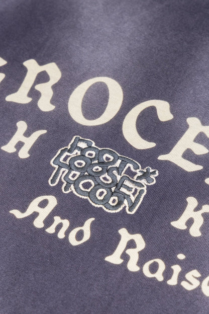GROCERY X FOOTLOOSE TYCOON BORN & RAISED WASHED INVOICE TEE/ FADED PURPLE - GROGROCERY