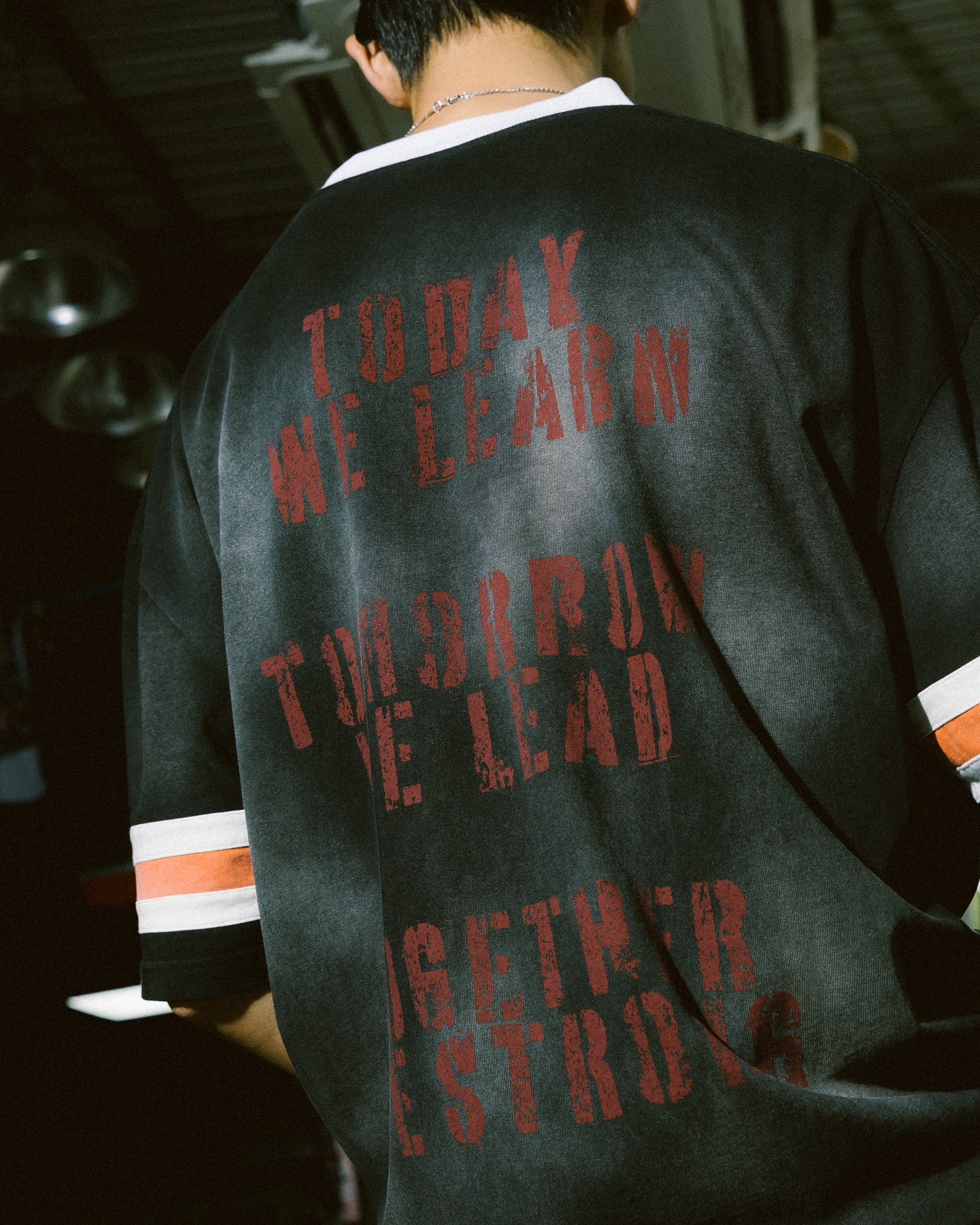 GROCERY X FOOTLOOSE TYCOON TOGETHER WE STRONG WASHED TEE/ BLACK - GROGROCERY