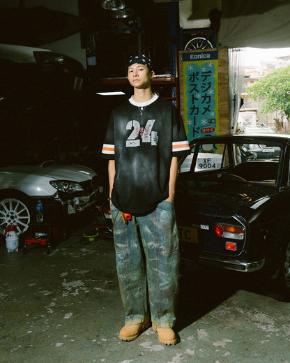 GROCERY X FOOTLOOSE TYCOON TOGETHER WE STRONG WASHED TEE/ BLACK - GROGROCERY