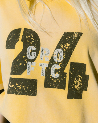 GROCERY X FOOTLOOSE TYCOON TOGETHER WE STRONG WASHED TEE/ YELLOW - GROGROCERY