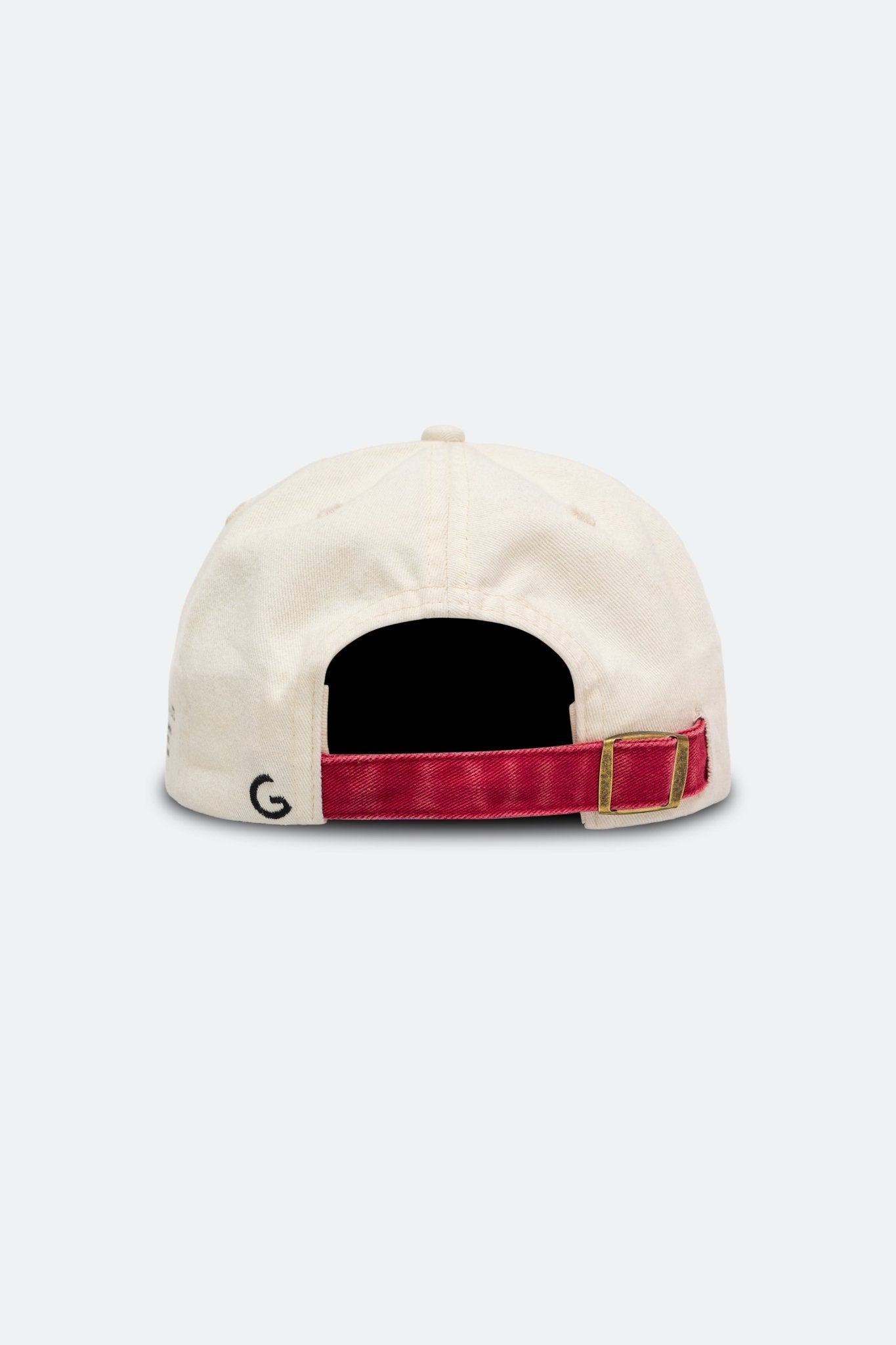 GROCERY x GARDEN CLASSIC LOGO TWO TONE WASHED CAP/ CREAM - GROGROCERY