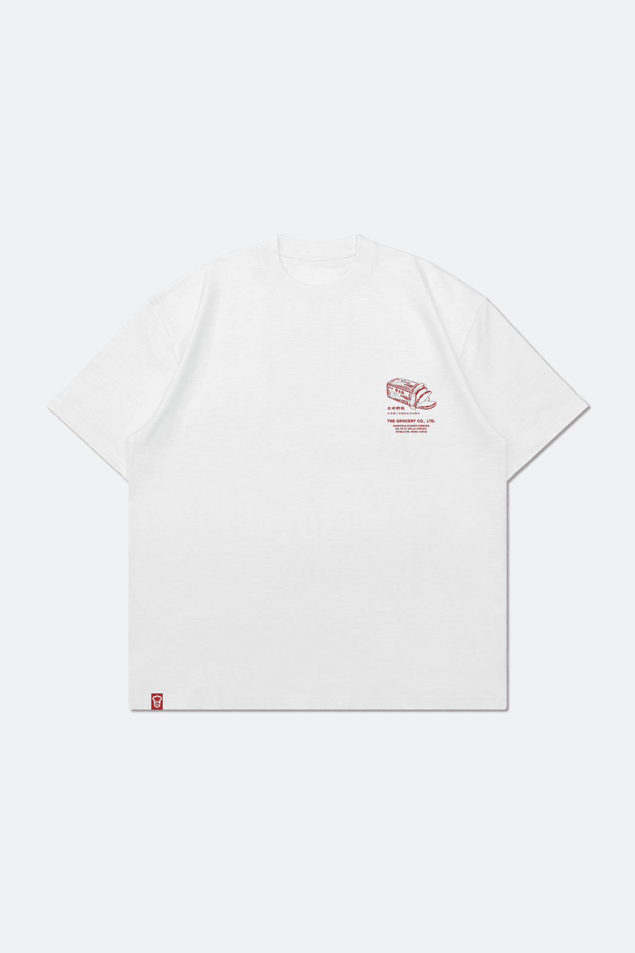 GROCERY x GARDEN LIFE BREAD INVOICE BOXY TEE/ WHITE - GROGROCERY