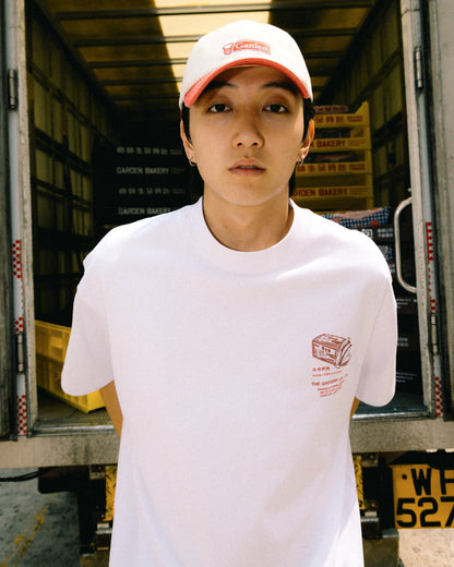 GROCERY x GARDEN LIFE BREAD INVOICE BOXY TEE/ WHITE - GROGROCERY