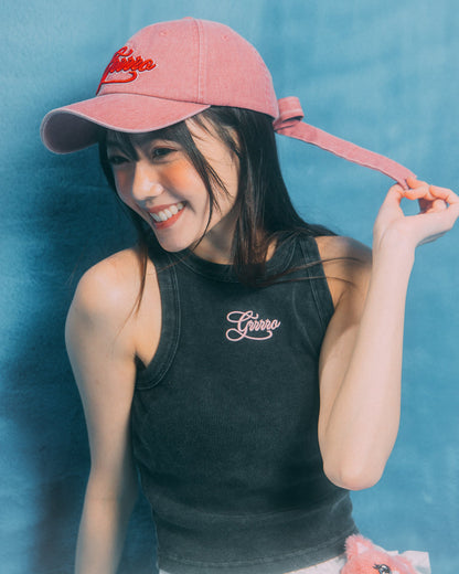 GROCERY x GRRRR LOGO WASHED TANK TOP/ BLACK - GROGROCERY