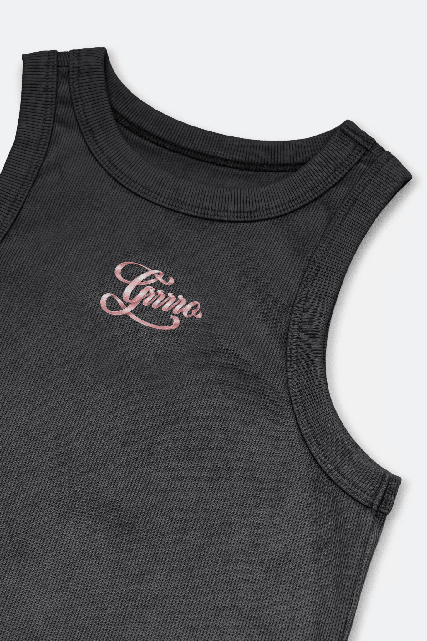 GROCERY x GRRRR LOGO WASHED TANK TOP/ BLACK - GROGROCERY