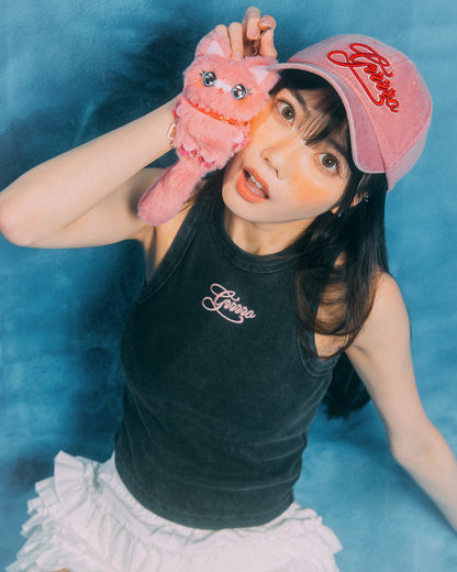 GROCERY x GRRRR LOGO WASHED TANK TOP/ BLACK - GROGROCERY