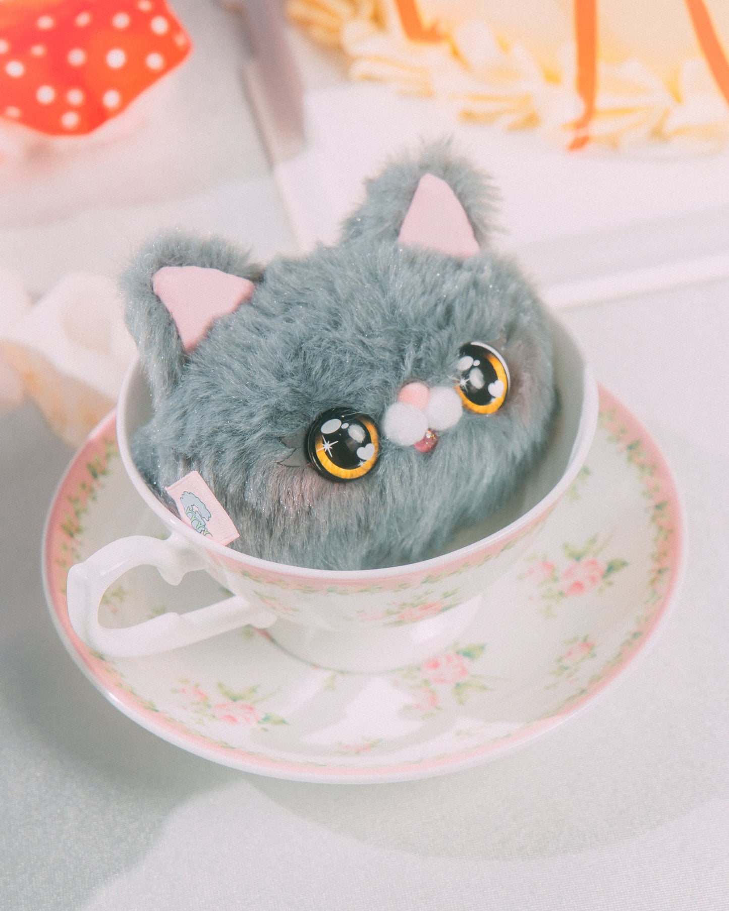 GROCERY x GRRRR PET CAT HEAD/ GREY - GROGROCERY