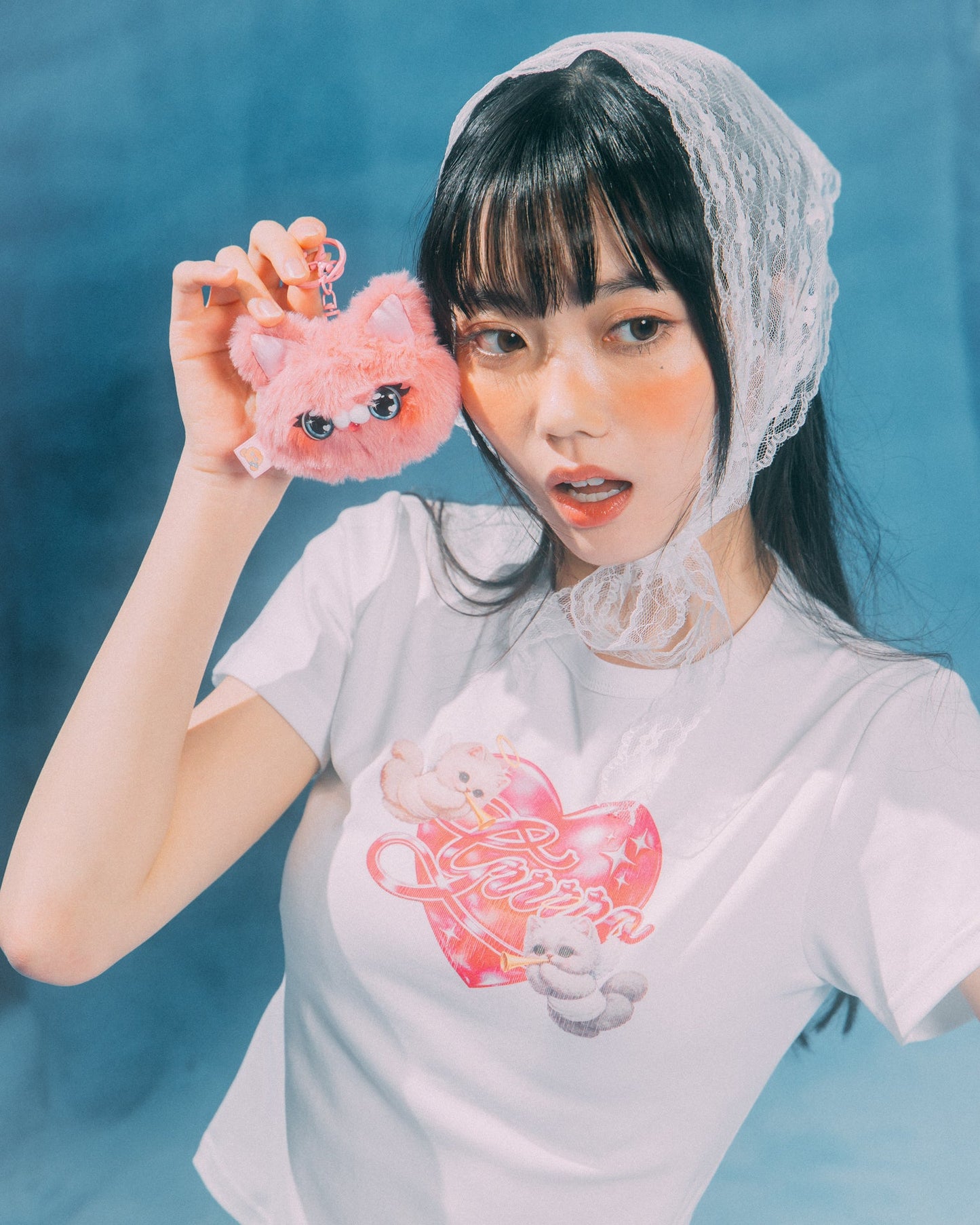 GROCERY x GRRRR PET CAT HEAD/ RASPBERRY - GROGROCERY