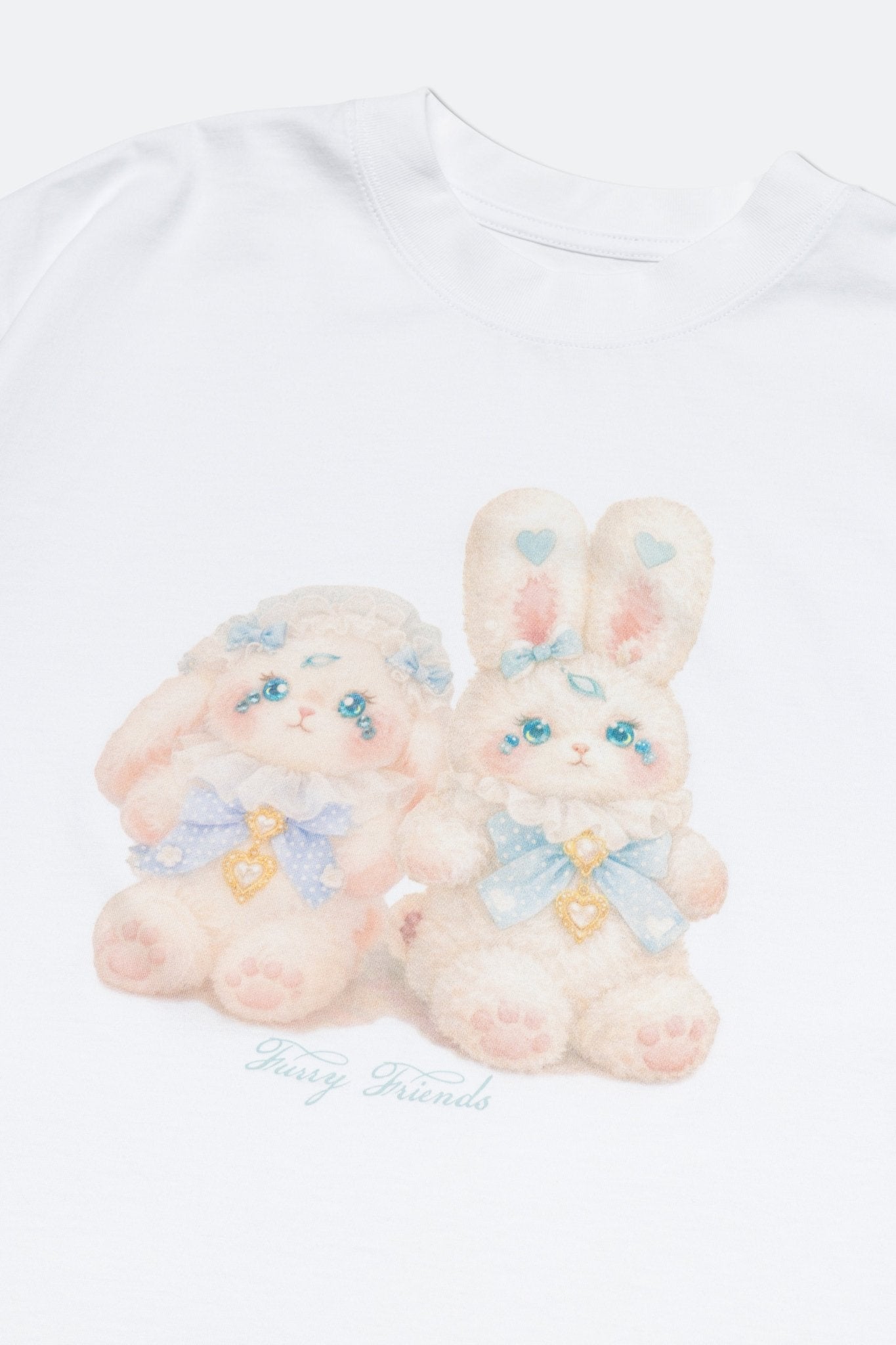 GROCERY x GRRRR PUDDING & CIJEO OVERSIZED TEE/ WHITE - GROGROCERY