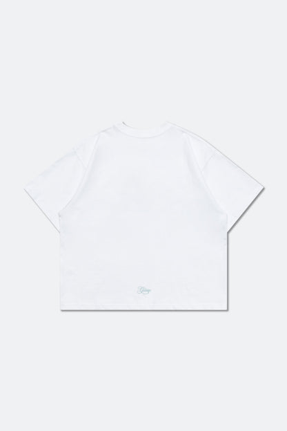 GROCERY x GRRRR PUDDING & CIJEO OVERSIZED TEE/ WHITE - GROGROCERY