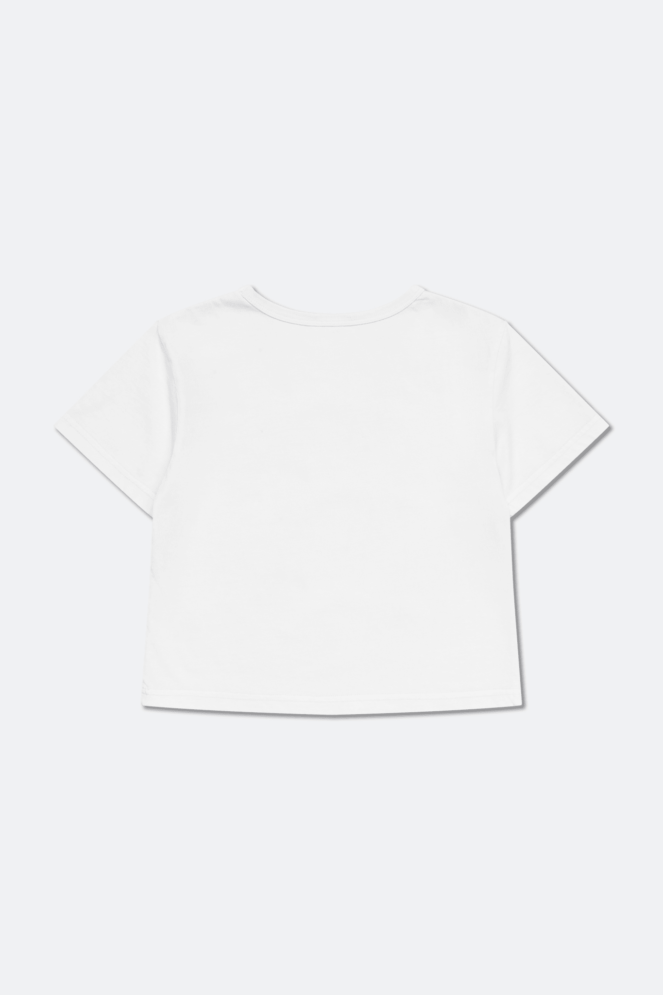 GROCERY x GRRRR TWIN CATS HEART BABY TEE/ WHITE - GROGROCERY