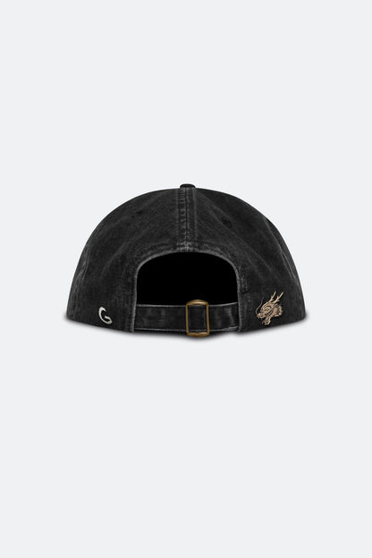 GROCERY x GWEILO BEER EMBROIDERY WASHED CAP/ BLACK - GROGROCERY