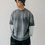 GROCERY x KATOL GROCOMMUNITY EMBLEM DIRTY WASHED INVOICE TEE/ WASHED GREY - GROGROCERY