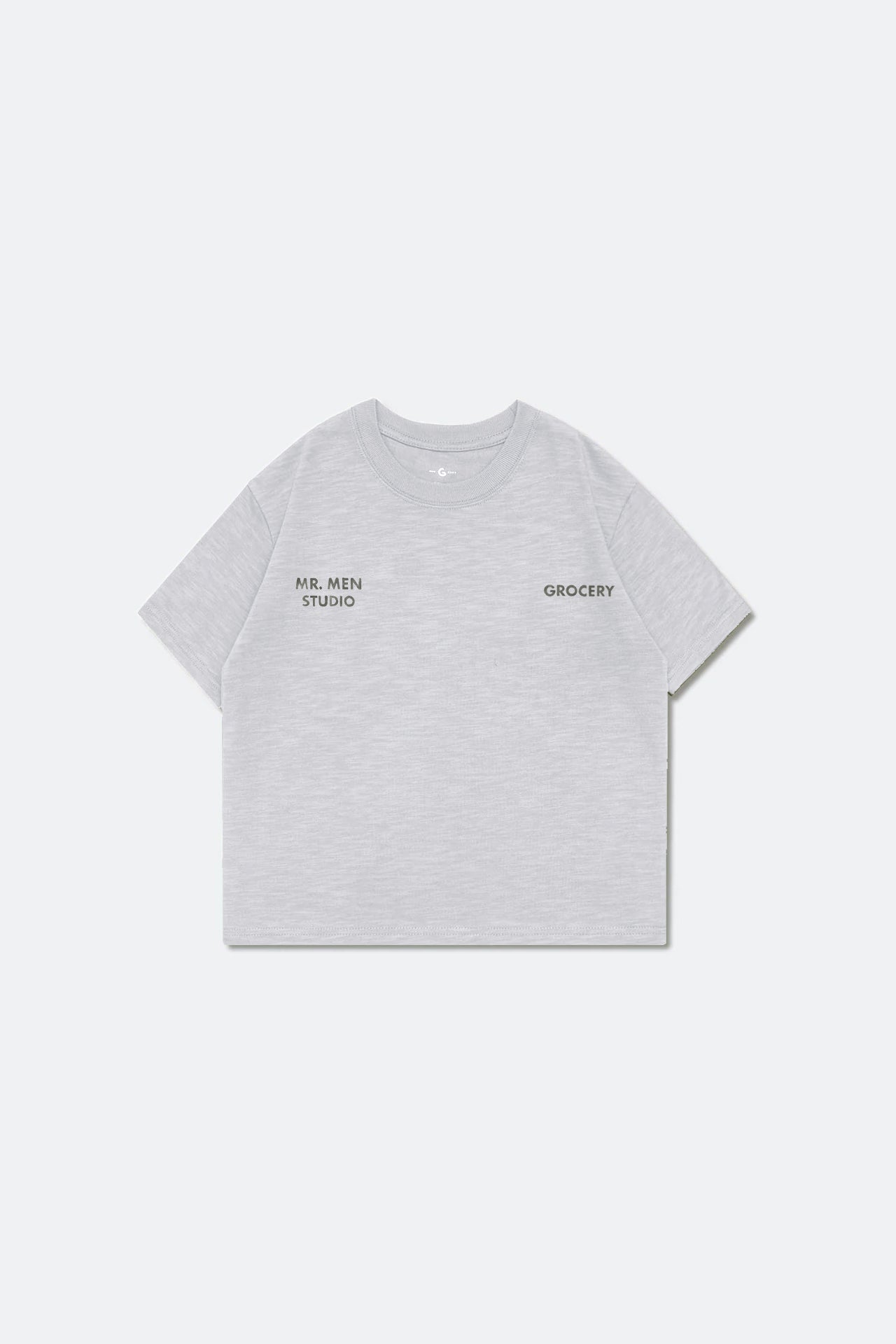 GROCERY X MR MEN STUDIO KIDS PASTEL GRAPHIC TEE/ GREY - GROGROCERY