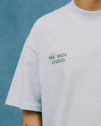 GROCERY X MR MEN STUDIO PASTEL GRAPHIC TEE/ GREY - GROGROCERY