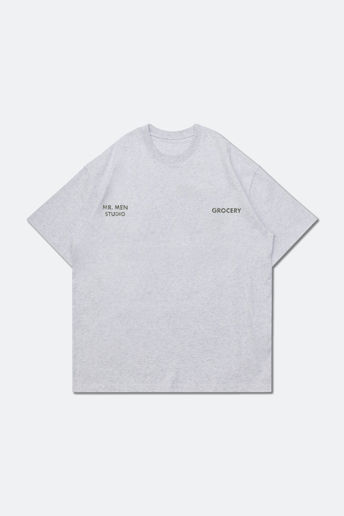 GROCERY X MR MEN STUDIO PASTEL GRAPHIC TEE/ GREY - GROGROCERY
