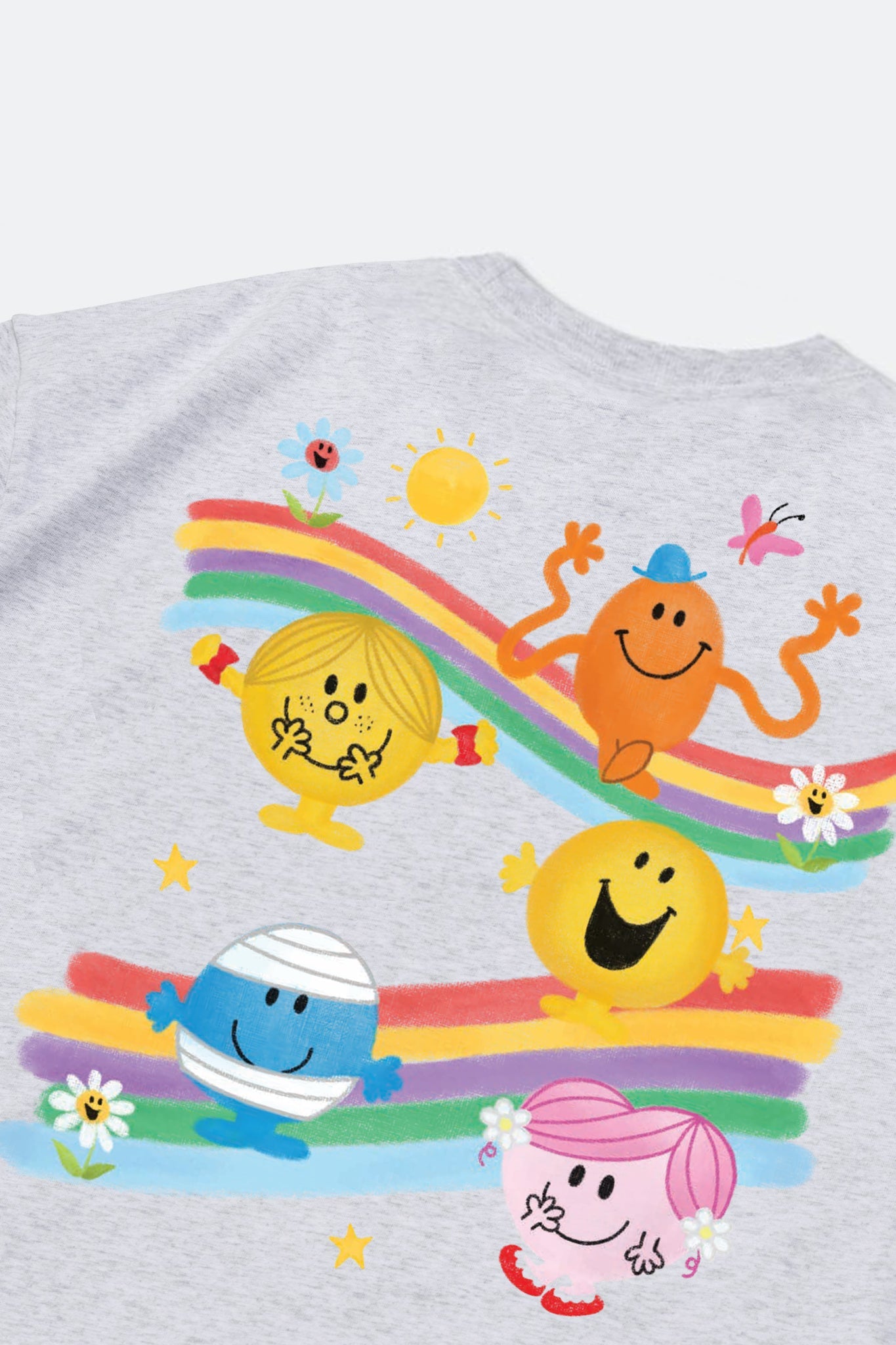 GROCERY X MR MEN STUDIO PASTEL GRAPHIC TEE/ GREY - GROGROCERY