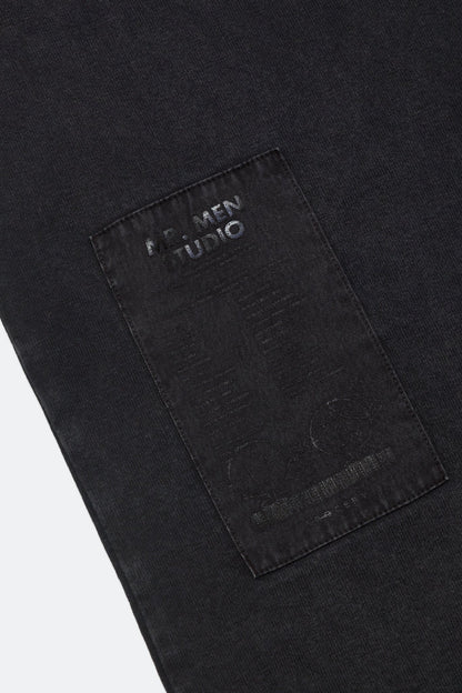 GROCERY X MR MEN STUDIO SKETCH GRAPHIC TEE/ WASHED BLACK - GROGROCERY