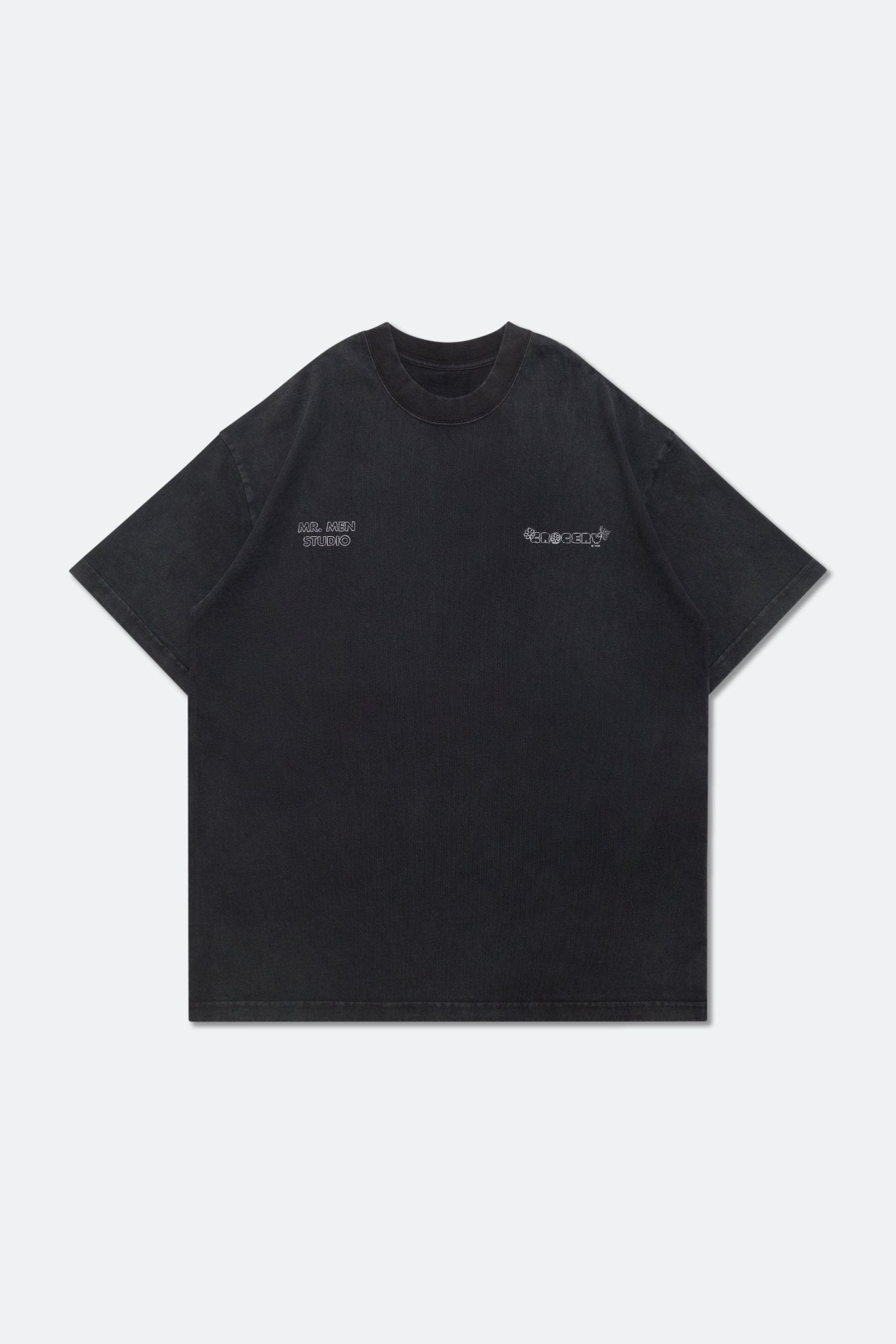 GROCERY X MR MEN STUDIO SKETCH GRAPHIC TEE/ WASHED BLACK - GROGROCERY
