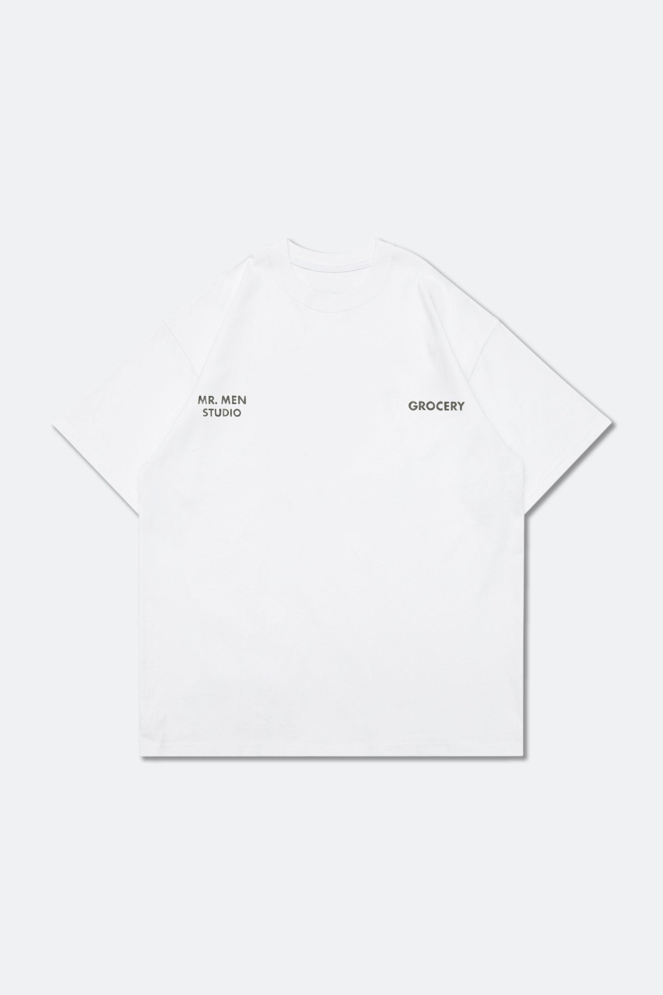 GROCERY X MR MEN STUDIO WATERCOLOR GRAPHIC TEE/ WHITE - GROGROCERY