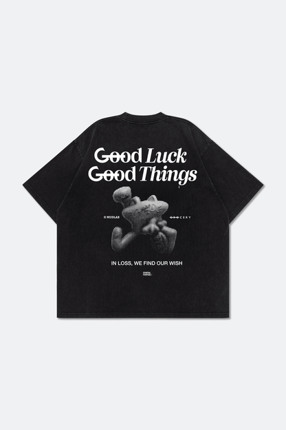 GROCERY X MUDLAB WASHED GRAPHIC TEE/ BLACK - GROGROCERY