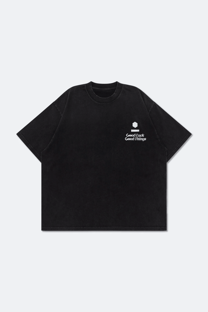 GROCERY X MUDLAB WASHED GRAPHIC TEE/ BLACK - GROGROCERY