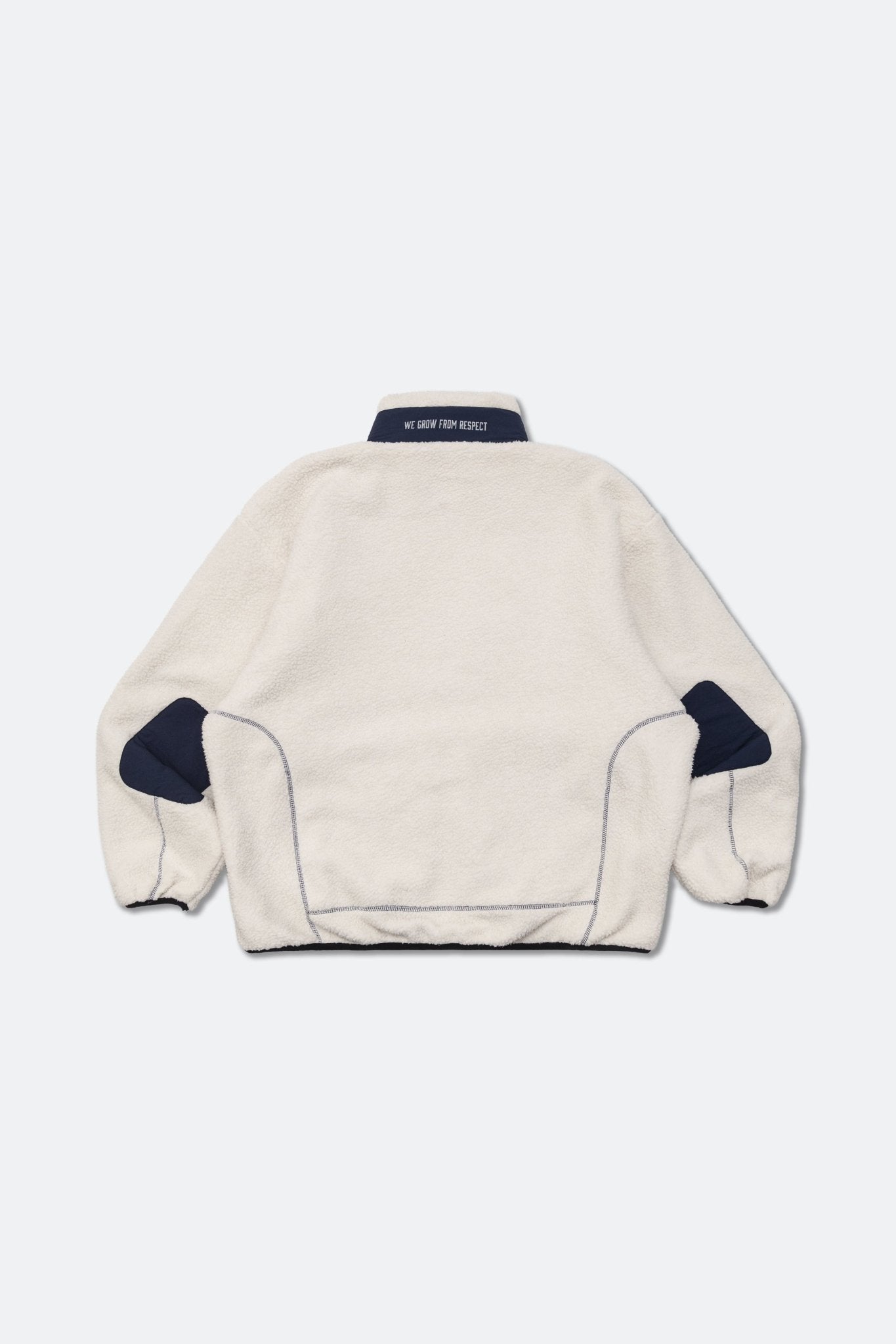 GROCERY X NEEDLESS FLEECE JACKET/ WHITE - GROGROCERY