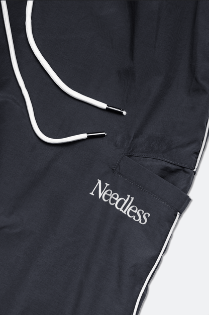 GROCERY X NEEDLESS REFLECTIVE TRACK PANTS/ BLACK - GROGROCERY