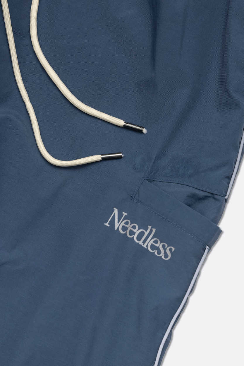 GROCERY X NEEDLESS REFLECTIVE TRACK PANTS/ TEAL BLUE - GROGROCERY