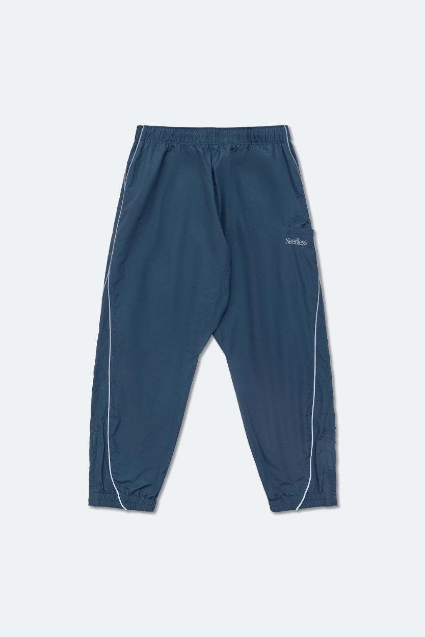 GROCERY X NEEDLESS REFLECTIVE TRACK PANTS/ TEAL BLUE - GROGROCERY