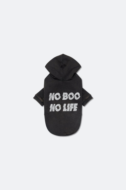 GROCERY x NO BOO NO LIFE PET WASHED HOODIE/ WASHED BLACK - GROGROCERY