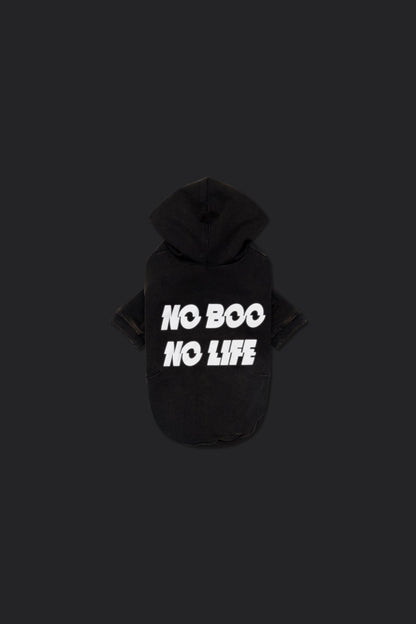 GROCERY x NO BOO NO LIFE PET WASHED HOODIE/ WASHED BLACK - GROGROCERY