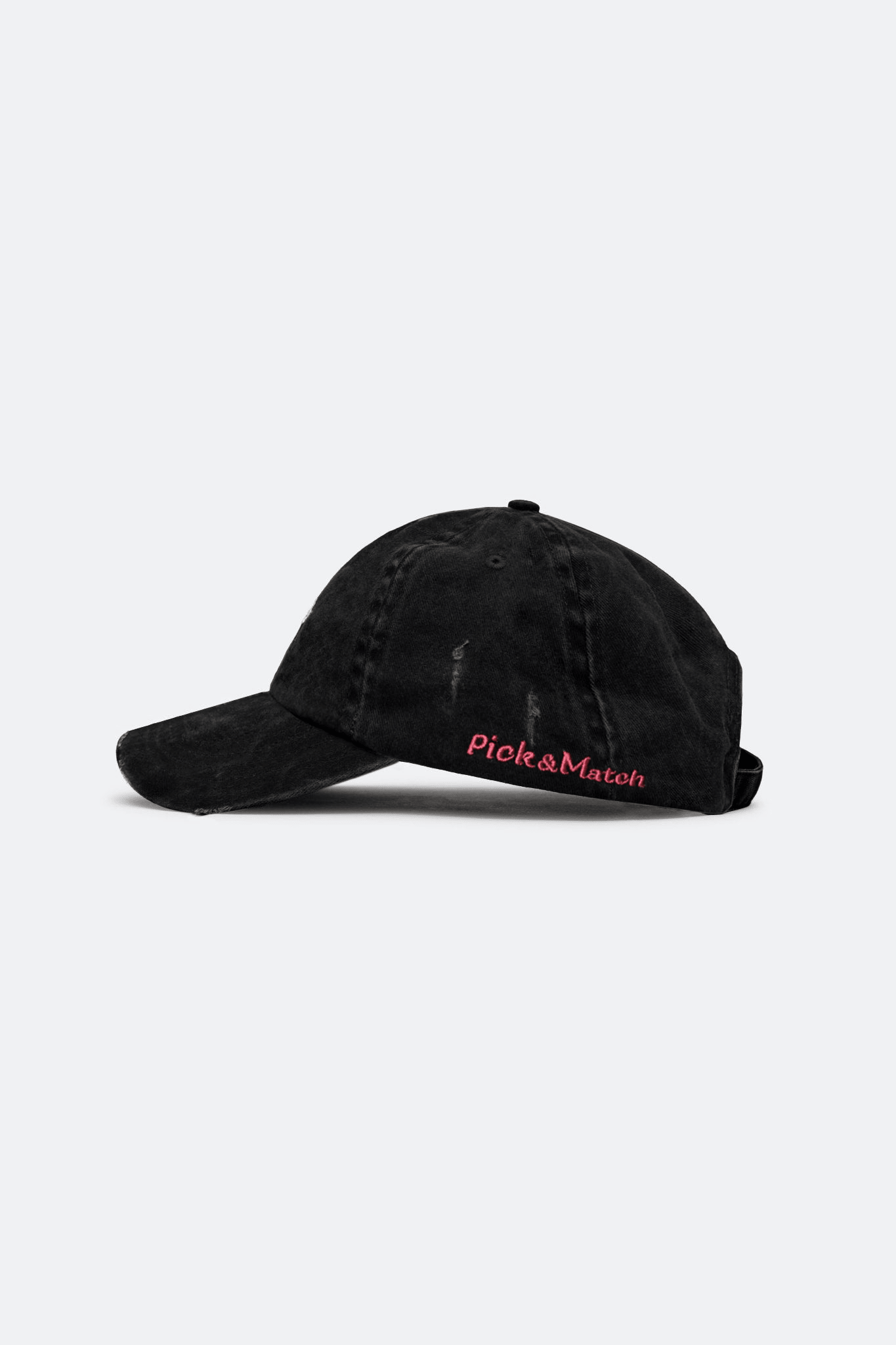 GROCERY x PICK AND MATCH WASHED LOGO CAP/ BLACK - GROGROCERY