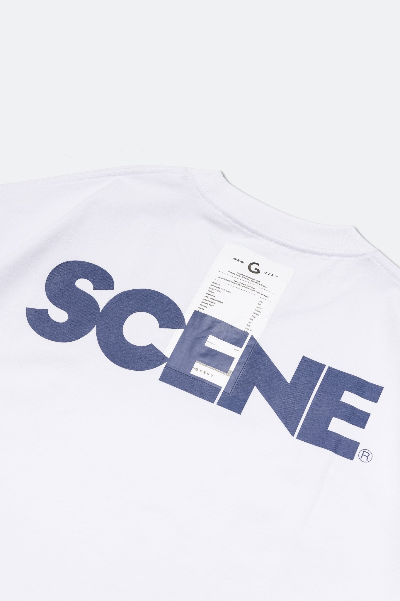 GROCERY X SCENE CLASSIC LOGO INVOICE/ WHITE - GROGROCERY