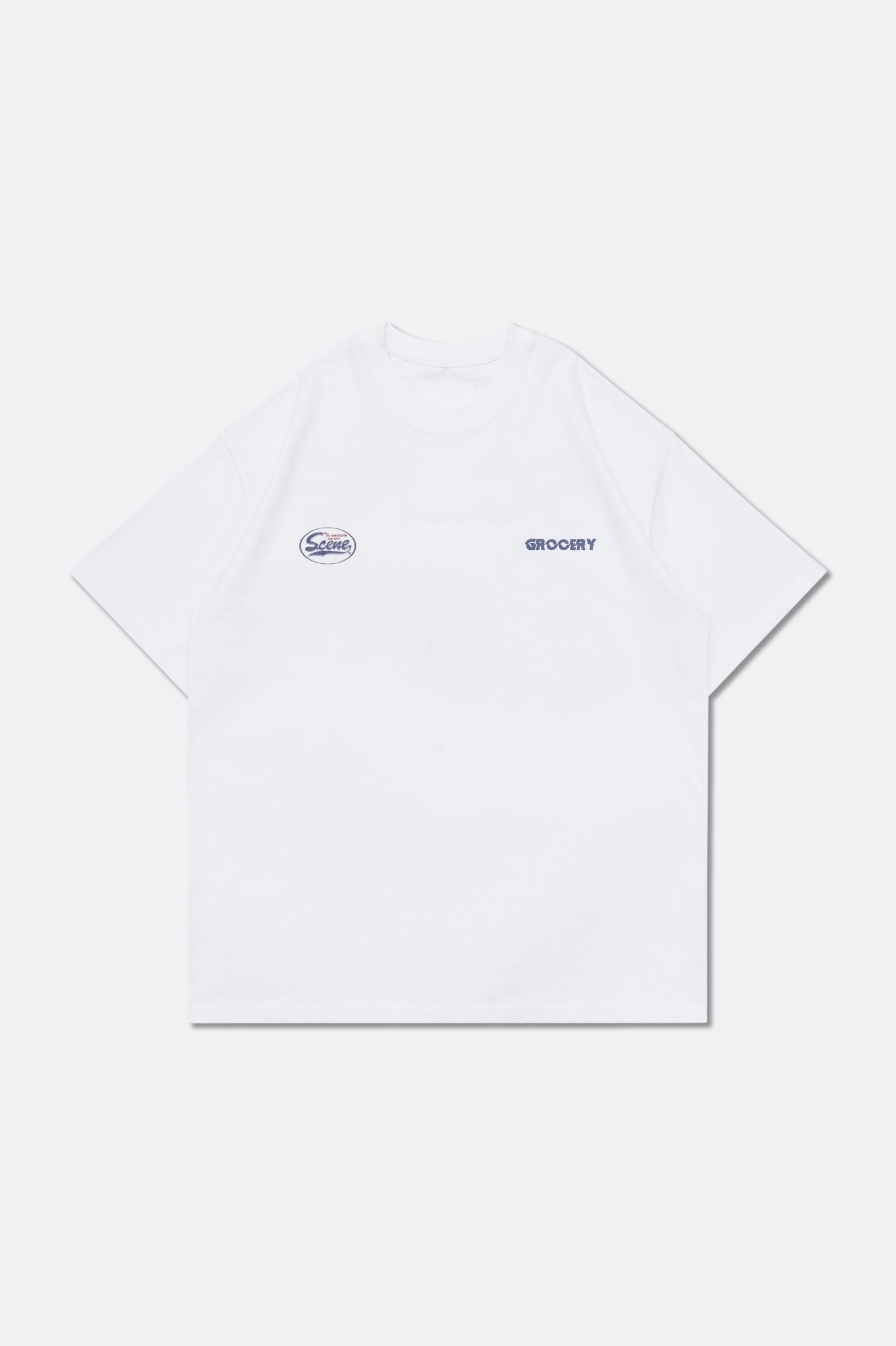 GROCERY X SCENE CLASSIC LOGO INVOICE/ WHITE - GROGROCERY